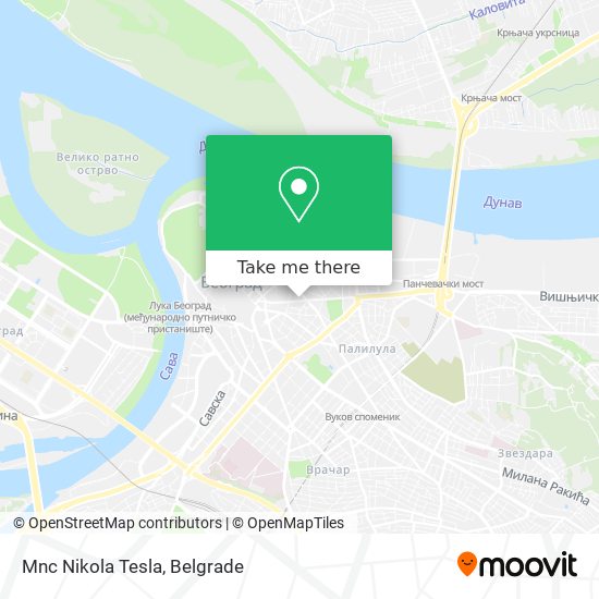 Mnc Nikola Tesla map