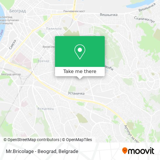 Mr.Bricolage - Beograd map