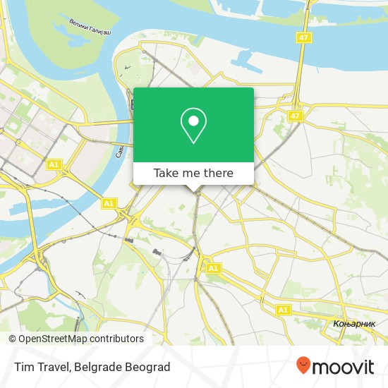 Tim Travel map