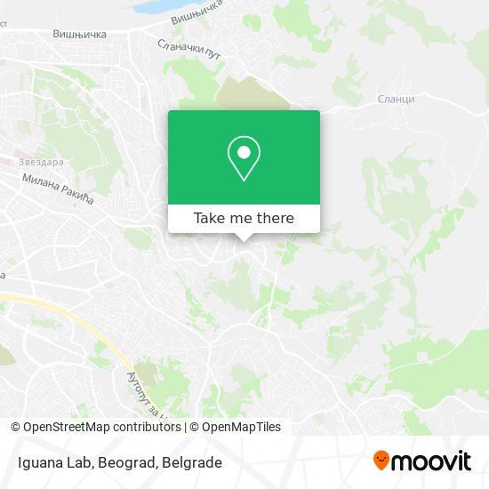 Iguana Lab, Beograd map