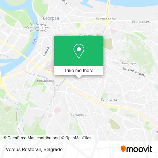 Versus Restoran map