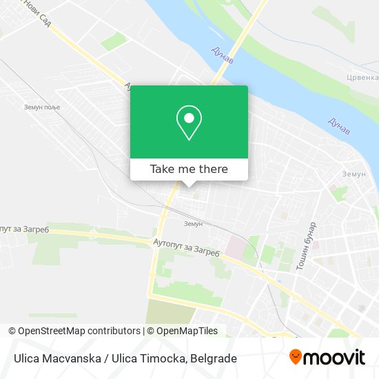 Ulica Macvanska / Ulica Timocka map