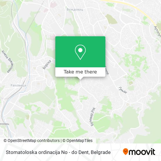Stomatoloska ordinacija No - do Dent map