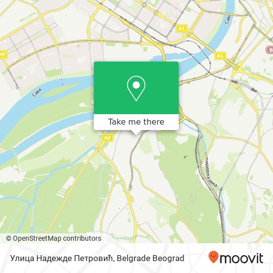 Улица Надежде Петровић map