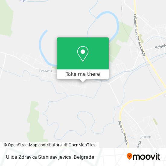 Ulica Zdravka Stanisavljevica map