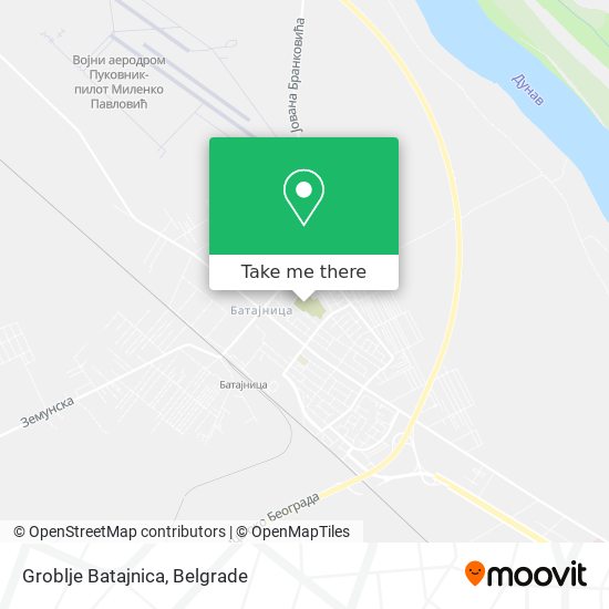 Groblje Batajnica map