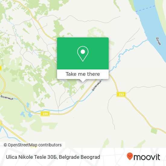 Ulica Nikole Tesle 30Б map