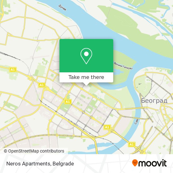 Neros Apartments map