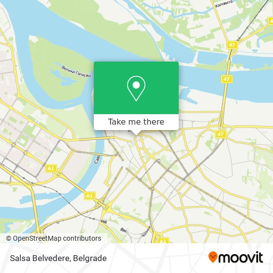 Salsa Belvedere map