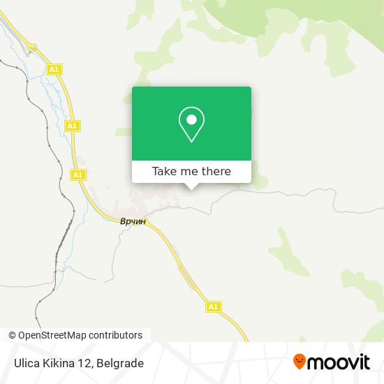 Ulica Kikina 12 map