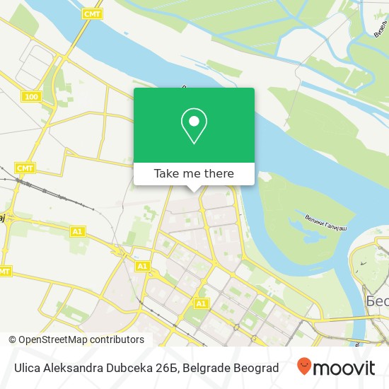 Ulica Aleksandra Dubceka 26Б map