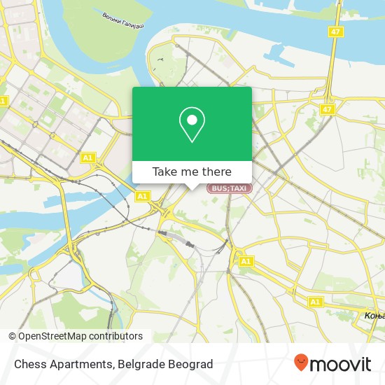 Chess Apartments map