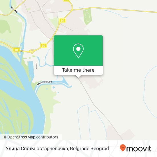 Улица Спољностарчевачка map