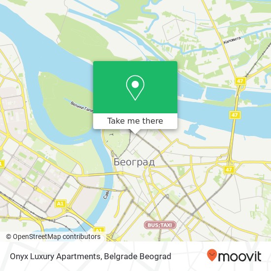 Onyx Luxury Apartments map