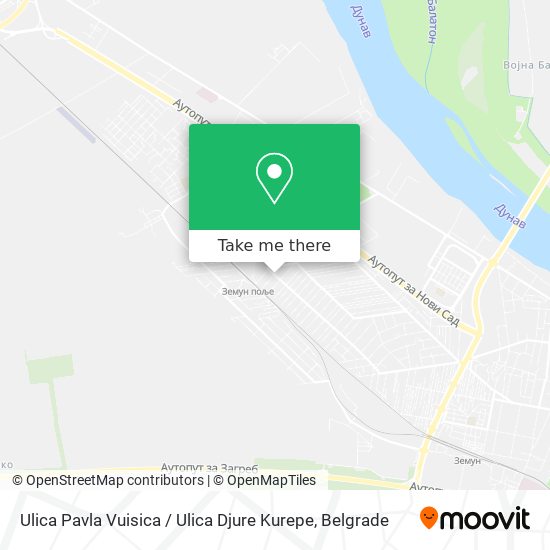 Ulica Pavla Vuisica / Ulica Djure Kurepe map