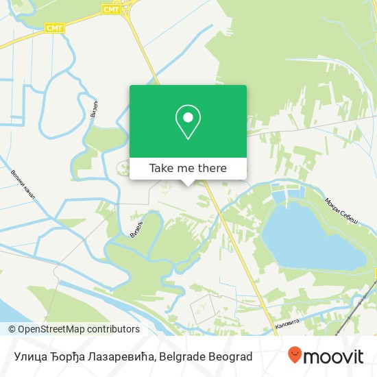 Улица Ђорђа Лазаревића map