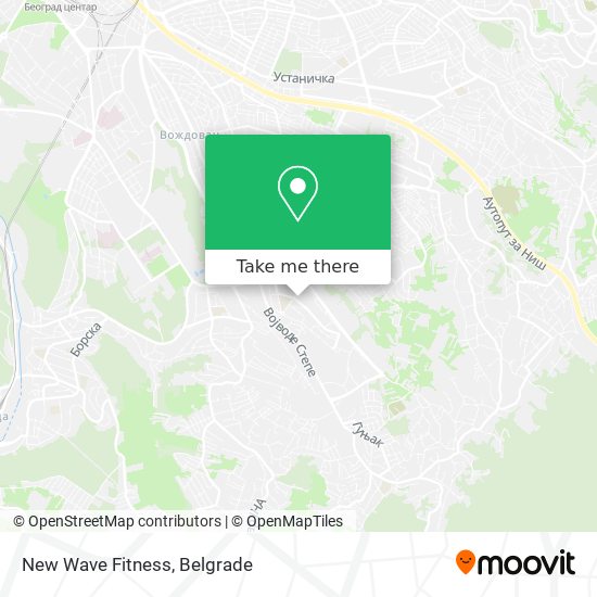 New Wave Fitness map