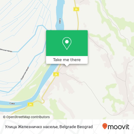 Улица Железничко насеље map