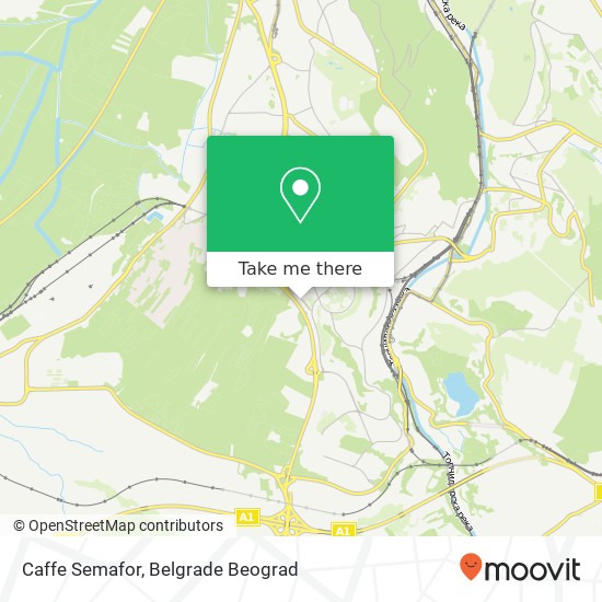 Caffe Semafor map