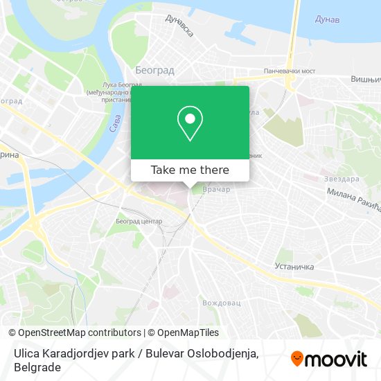 Ulica Karadjordjev park / Bulevar Oslobodjenja map