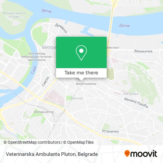 Veterinarska Ambulanta Pluton map