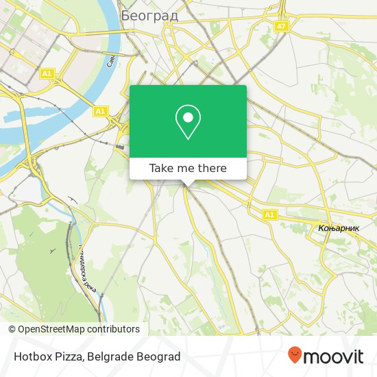 Hotbox Pizza map