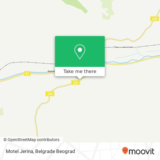 Motel Jerina map