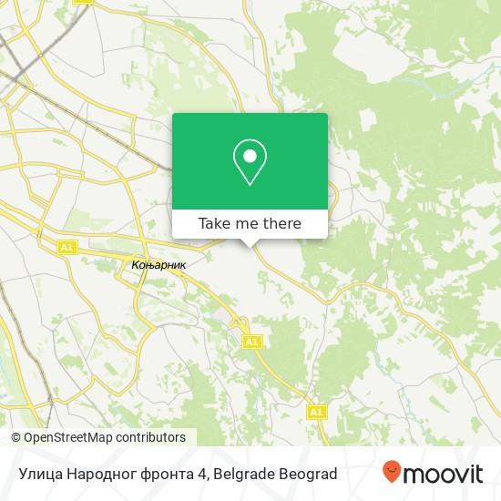 Улица Народног фронта 4 map