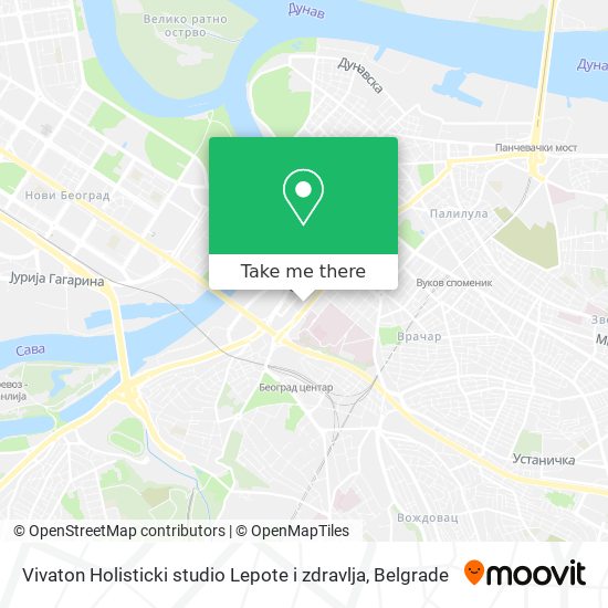 Vivaton Holisticki studio Lepote i zdravlja map