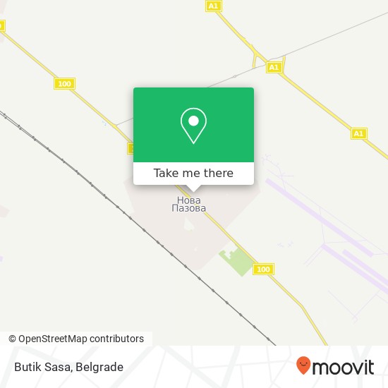 Butik Sasa map