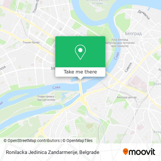 Ronilacka Jedinica Zandarmerije map