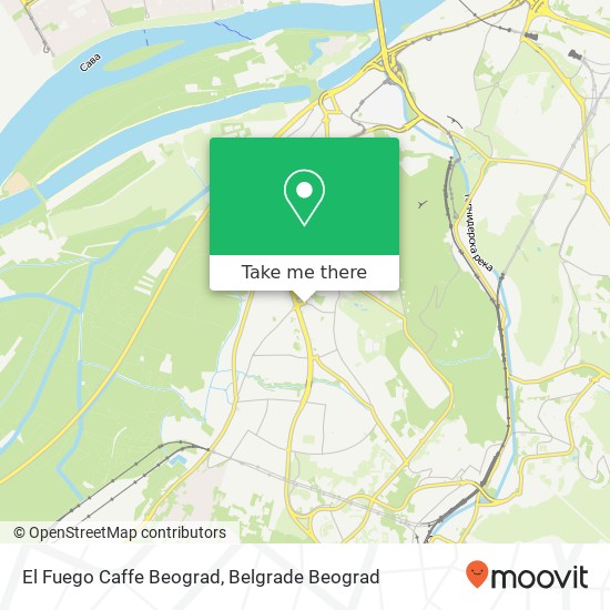 El Fuego Caffe Beograd map