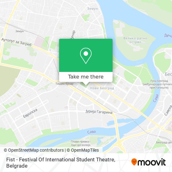 Fist - Festival Of International Student Theatre map