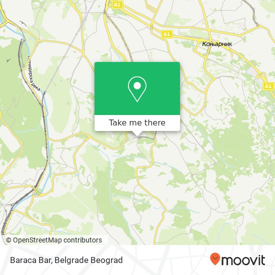 Baraca Bar map