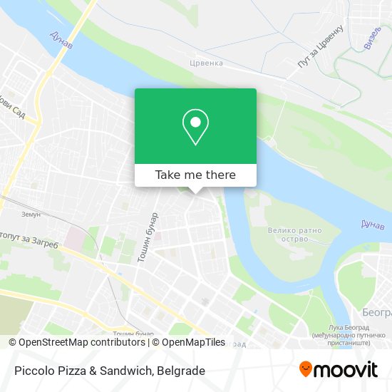 Piccolo Pizza & Sandwich map