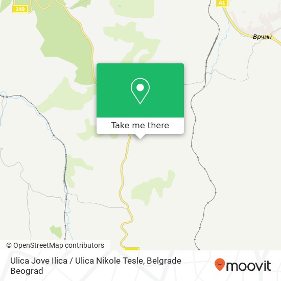 Ulica Jove Ilica / Ulica Nikole Tesle map