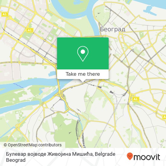 Булевар војводе Живојина Мишића map