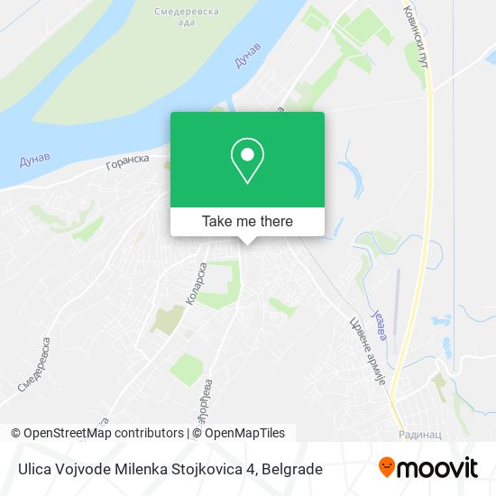 Ulica Vojvode Milenka Stojkovica 4 map