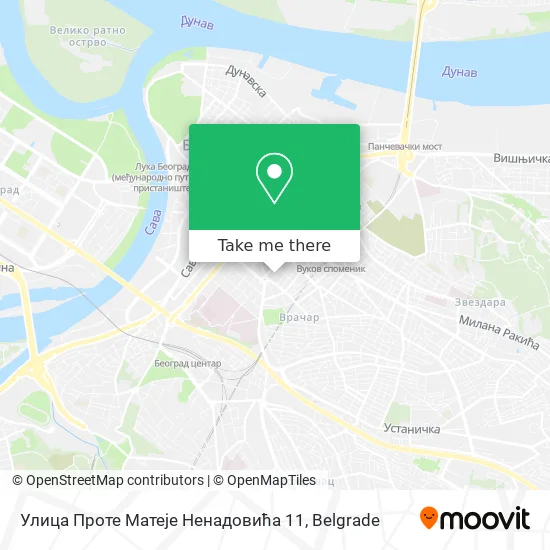 Улица Проте Матеје Ненадовића 11 map