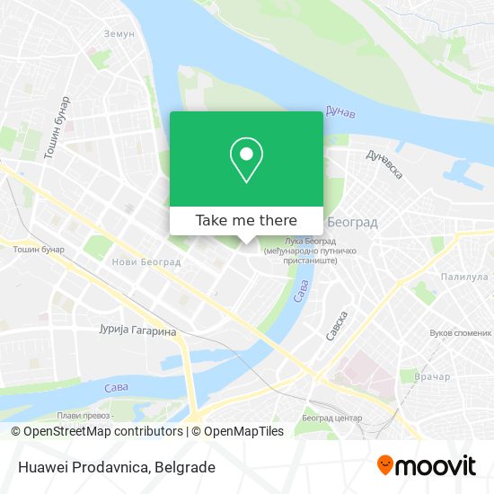 Huawei Prodavnica map