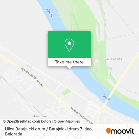 Ulica Batajnicki drum / Batajnicki drum 7. deo map