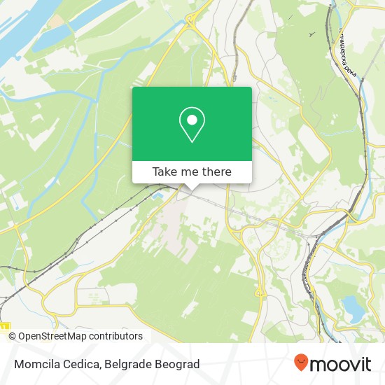 Momcila Cedica map