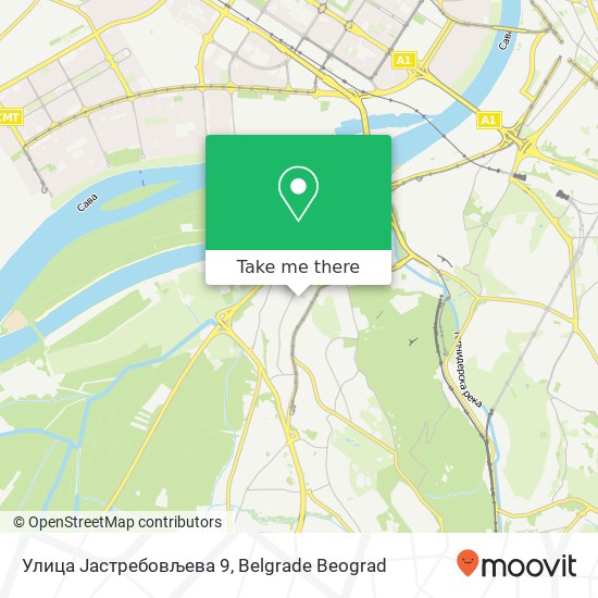 Улица Јастребовљева 9 map