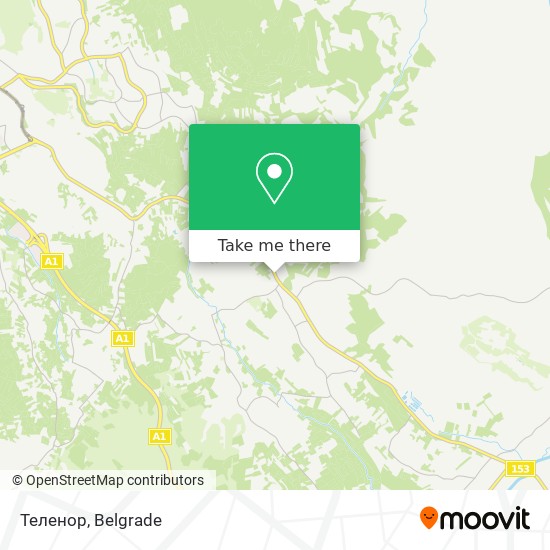 Теленор map