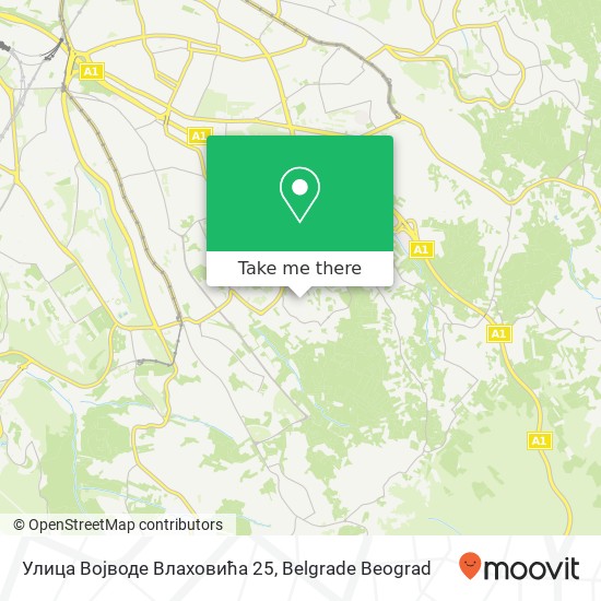 Улица Војводе Влаховића 25 map