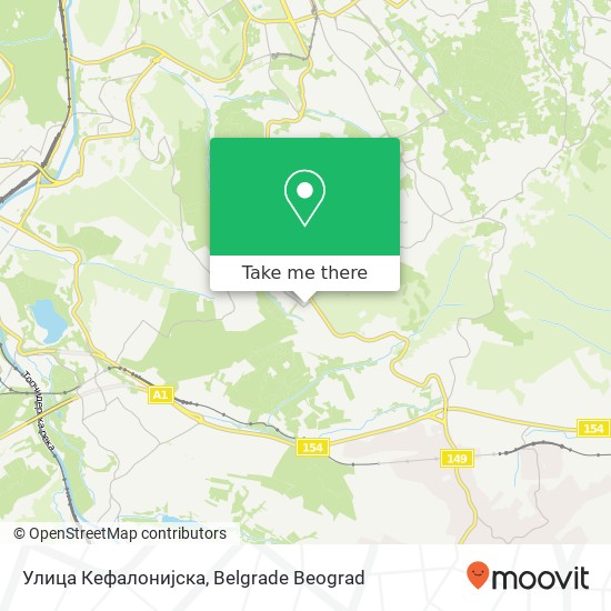 Улица Кефалонијска map