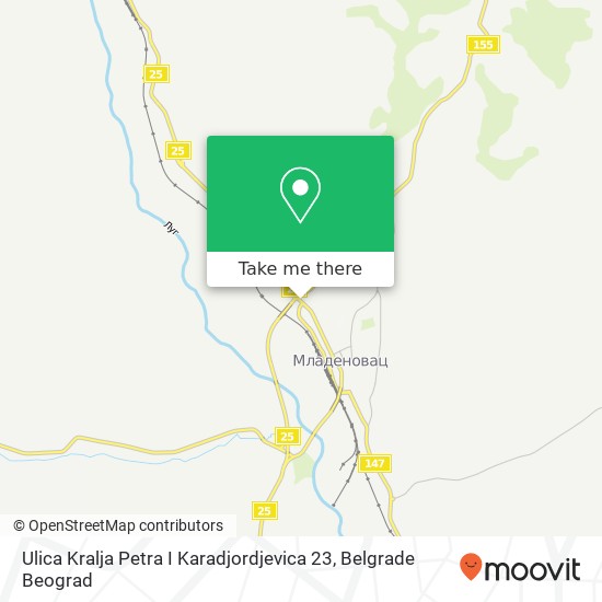 Ulica Kralja Petra I Karadjordjevica 23 map