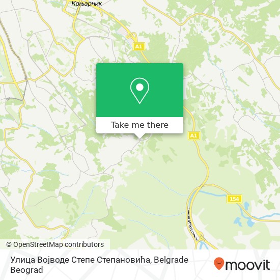 Улица Војводе Степе Степановића map