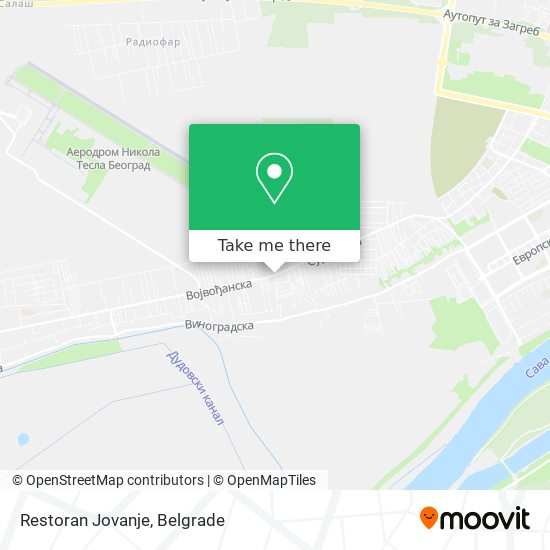 Restoran Jovanje map