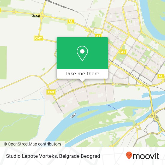 Studio Lepote Vorteks map